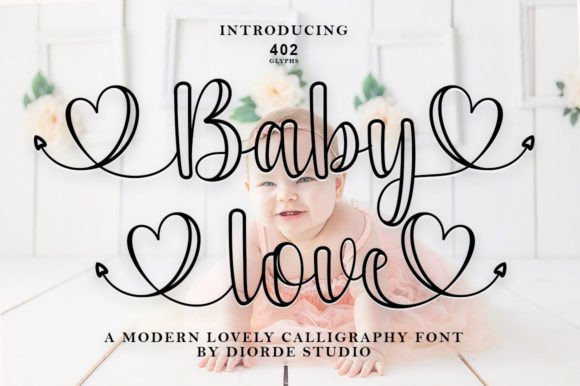 Baby Love Outline: A Handwritten Font for Elegant, Purpose-Driven Design