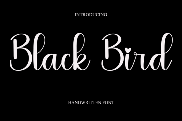 Black Bird: The Handwritten Font That Brings Joy to Every Design