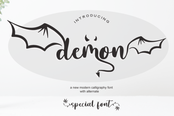 Demon: A Flowing Handwritten Font with Elegant Charm