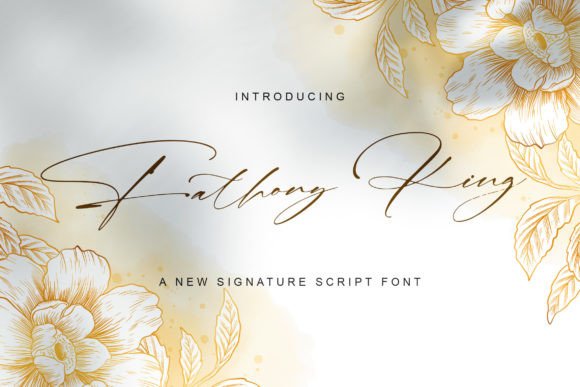 Fathony King: Where Handwritten Elegance Meets Design Versatility