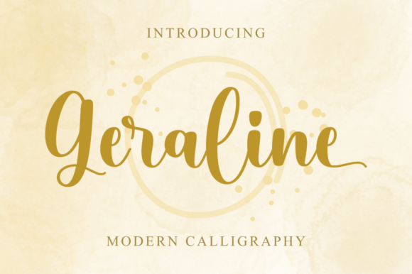 Geraline: The Handwritten Font That Brings Warmth and Personality to Your Creative Projects