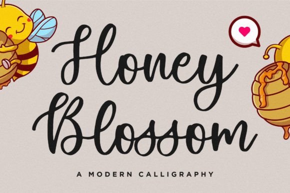 Honey Blossom: A Strategic Choice for Modern Calligraphy in Branding and Design