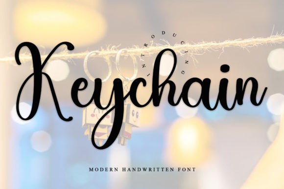 Keychain: Where Handwritten Charm Meets Modern Design Versatility
