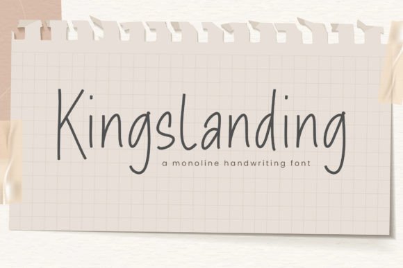 Kingslanding: A Sweet, Friendly Handwritten Font for Real-World Design Needs