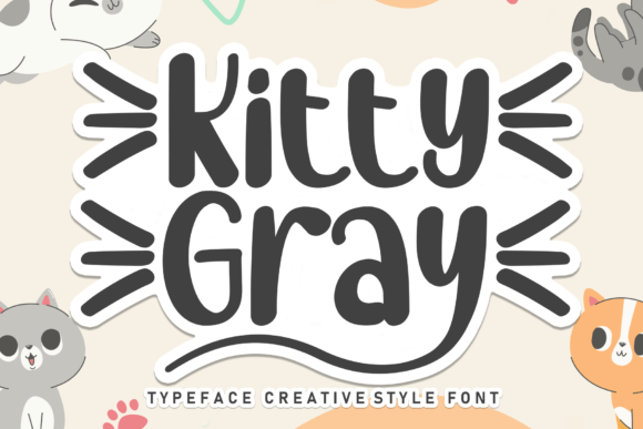 Kitty Gray: A Sweet, Delicate Handwritten Font for Romantic Design Projects