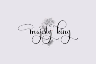Majesty King: A Handwritten Calligraphy Typeface