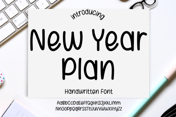 New Year Plan: A Handwritten Font for Intentional, Human-Centered Design
