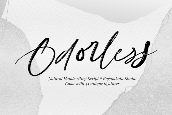 Odorless: Handwritten Charm, No Ink Stains