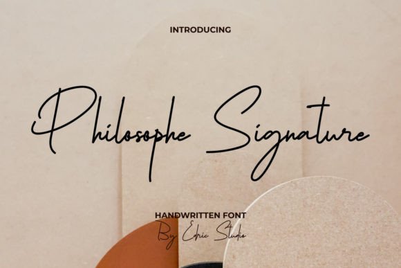 Philosophe Signature: A Modern Handwritten Font