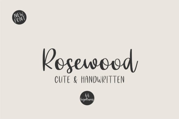 Rosewood Font: The Playful, Romantic Handwritten Typeface That Brings Joy to Every Design
