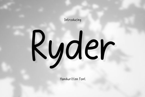 Ryder: The Handwritten Font That Turns Design Decisions Into Human Connections