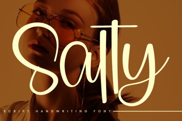 Salty: A Handwritten Font That Feels Like Joy in Every Letter