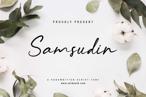 Samsudin: A Handwritten Font with Real Character