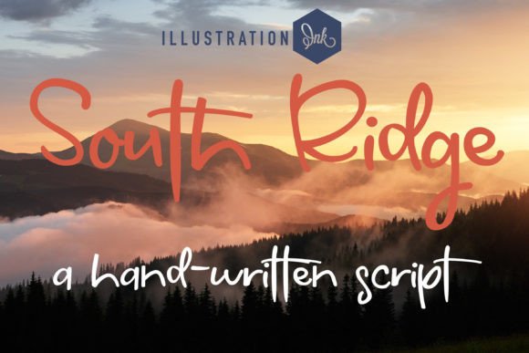 South Ridge: The Handwritten Font That Feels Like a Thoughtfully Written Note