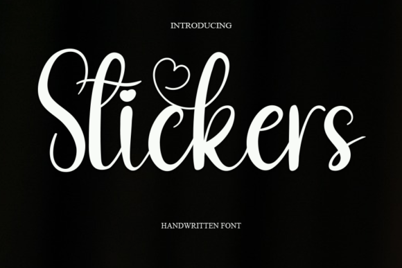 Stickers: A Handwritten Font That Feels Thoughtfully Human