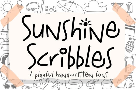 Sunshine Scribbles: A Handwritten Font That Balances Playfulness and Precision