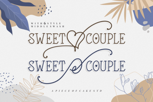 Sweet Couple Font: The Elegant Handwritten Typeface for Love-Inspired Design