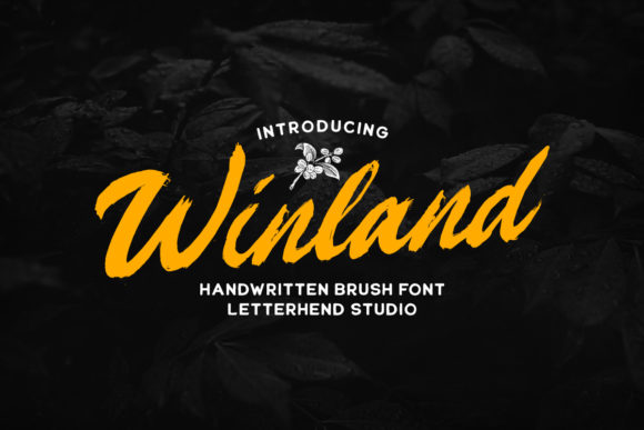 Winland: The Brush-Pen Cursive Font That Feels Handmade, Not Hand-Drawn