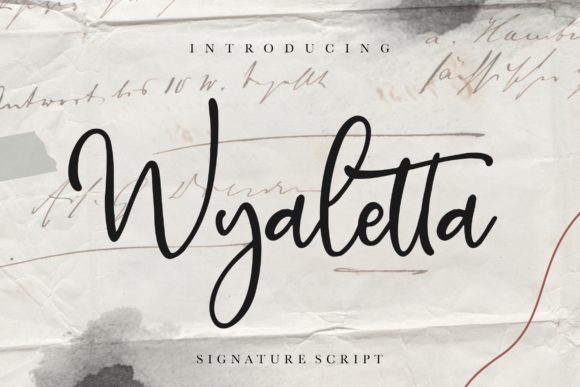 Wyaletta: Where Handwritten Warmth Meets Digital Precision